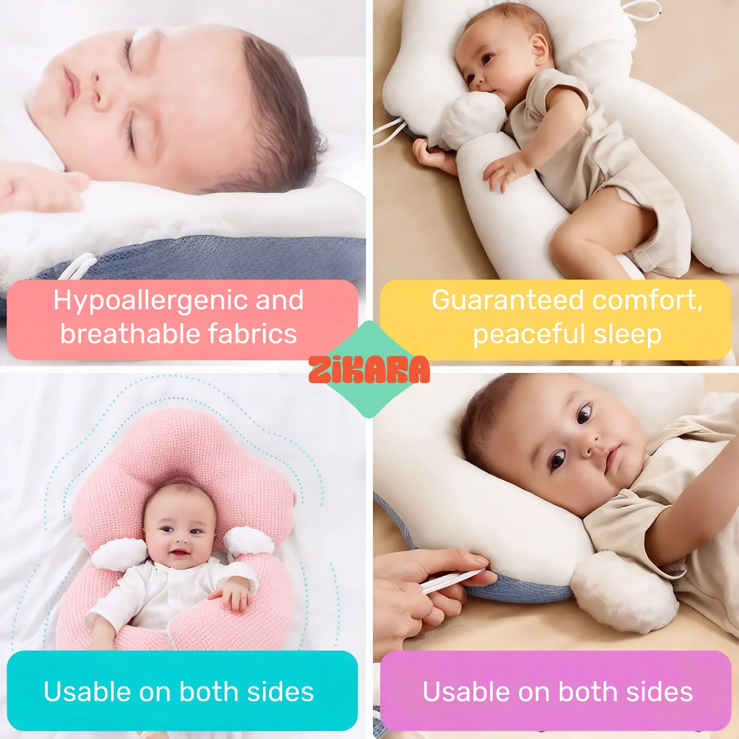 CloudNest™ Baby Comfort Support Pillow