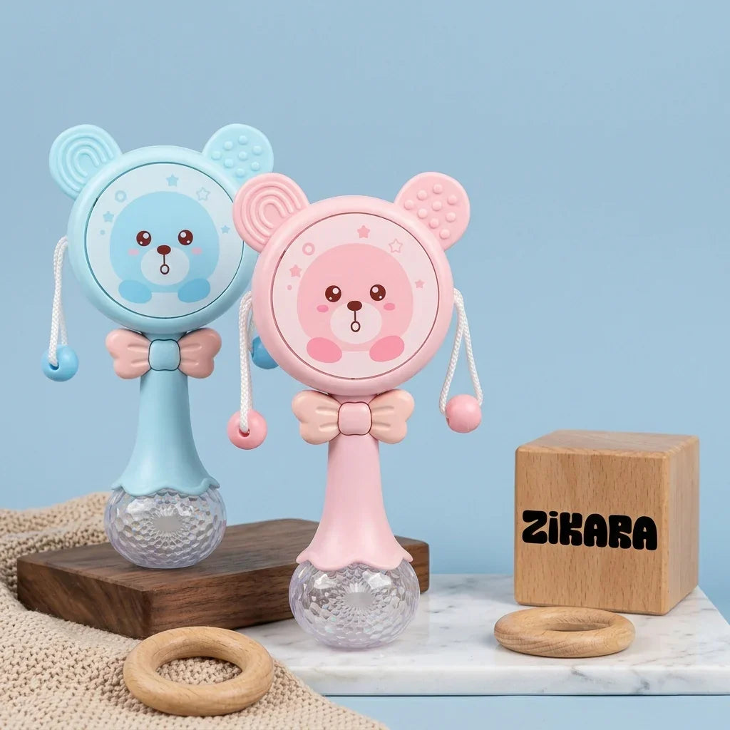 CuddleBunny™ Soothing Teether Rattle