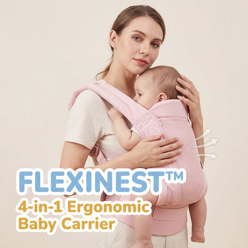 FlexiNest™ 4-in-1 Ergonomic Baby Carrier