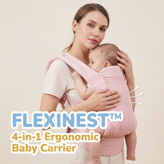 FlexiNest™ 4-in-1 Ergonomic Baby Carrier
