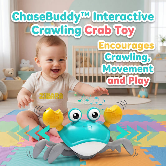 ChaseBuddy™ Interactive Crawling Crab Toy
