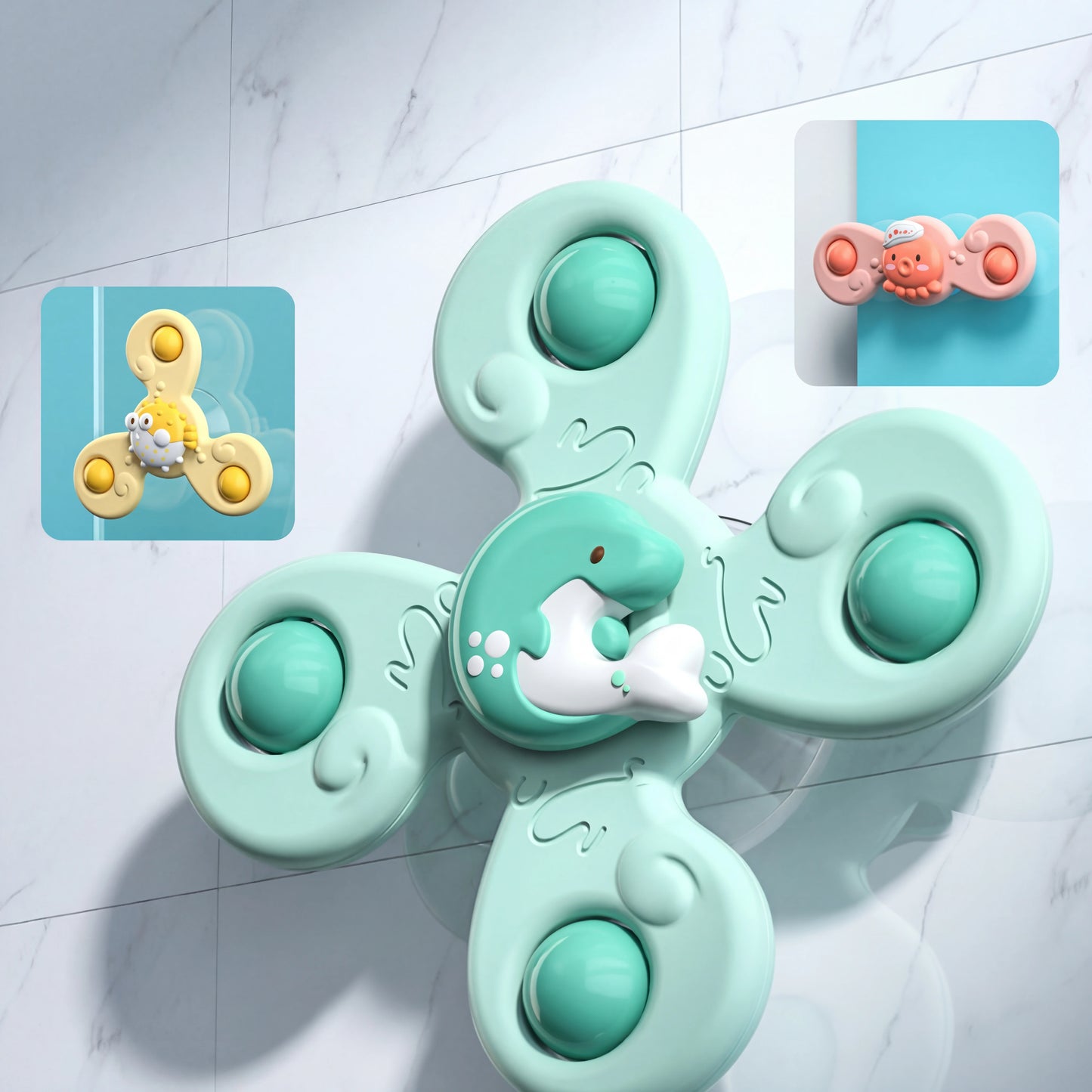 SpinJoy™ Sensory Suction Spinner Toy