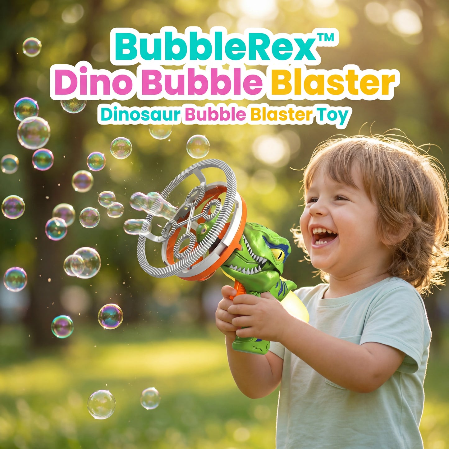 BubbleRex™ Dino Bubble Blaster