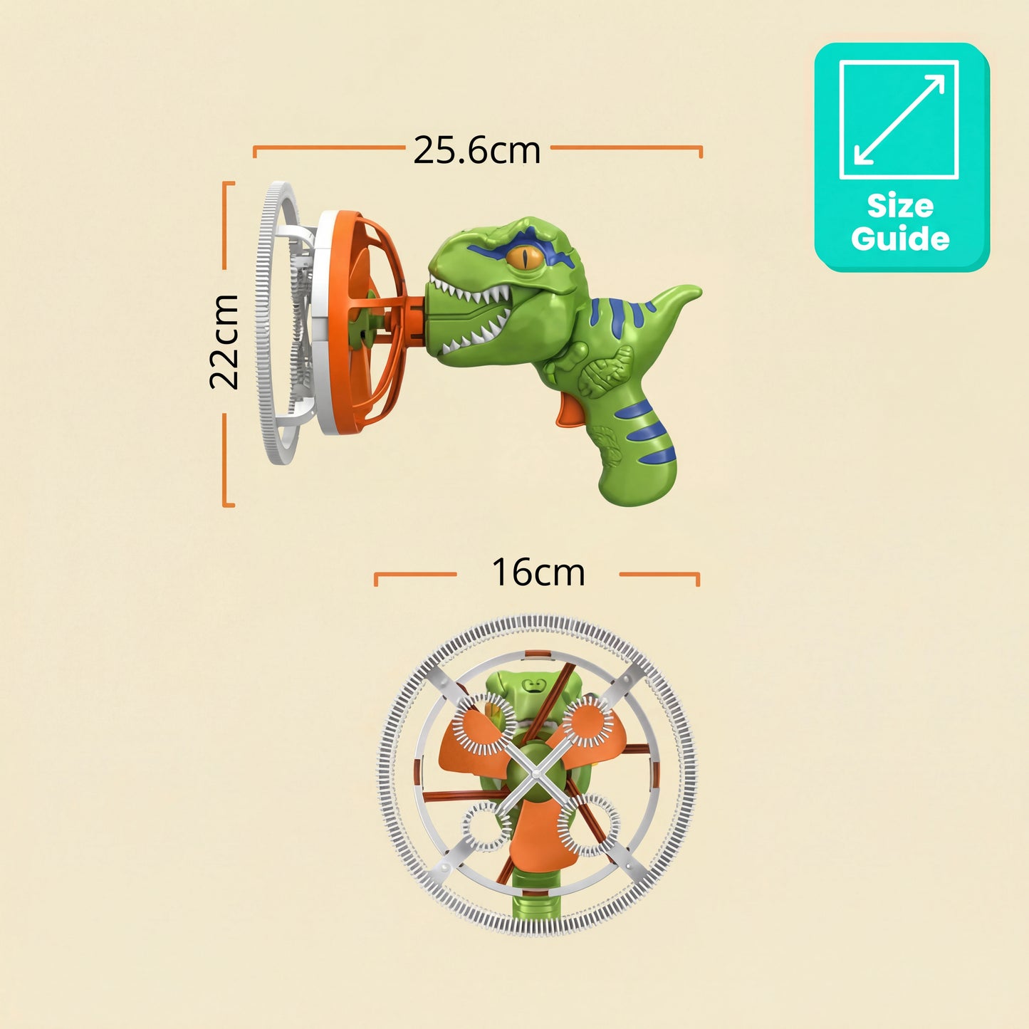 BubbleRex™ Dino Bubble Blaster