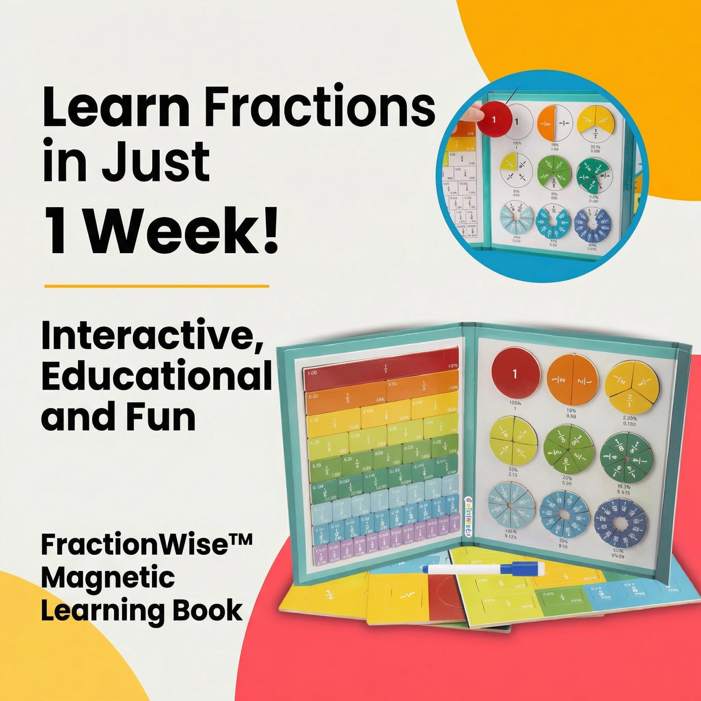 FractionWise™ Magnetic Learning Book