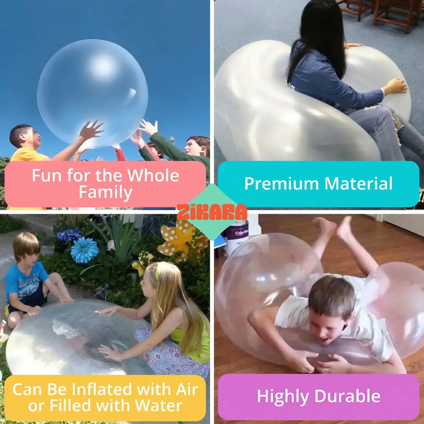 MegaBounce™ Giant Inflatable Play Ball