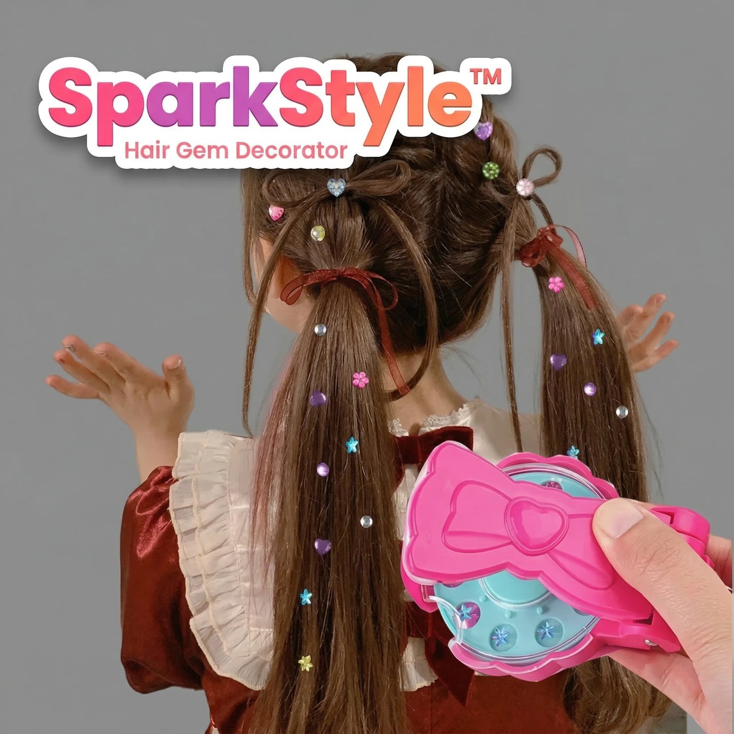 SparkStyle™ Hair Gem Decorator